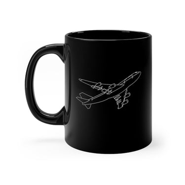 BOEING 747 DESIGNED MUG Printify